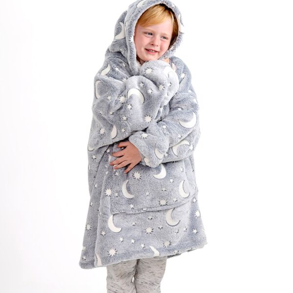 Kids Oversized Hooded Blanket Thumbnail